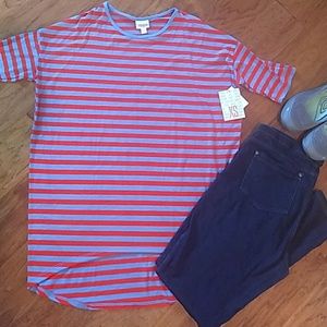 New Lularoe striped Irma